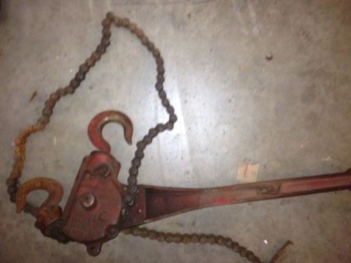 Coffing model a-1 3/4 +1-1/2 ton chain hoist winch chain danville for sale