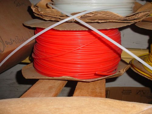 Newtubing,1/4&#034; od,nylon, red about 800+ ft for sale