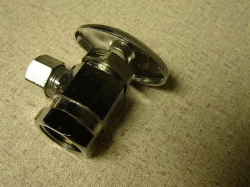 PLUMB PAK PP20051 1/2&#034;FIPX3/8&#034;OD chrome angle stop valve