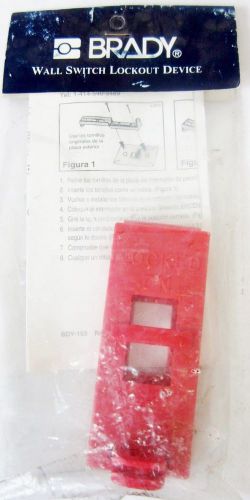 BRADY 65392 WALL SWITCH LOCKOUT, RED - NEW