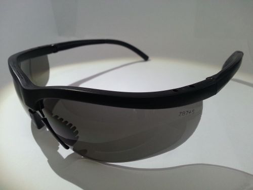 2 PAIRS OF ANSI Z87 + 2003 HIGH IMPACT APPROVED SAFETY GLASSES T8700 SMOKE LENS