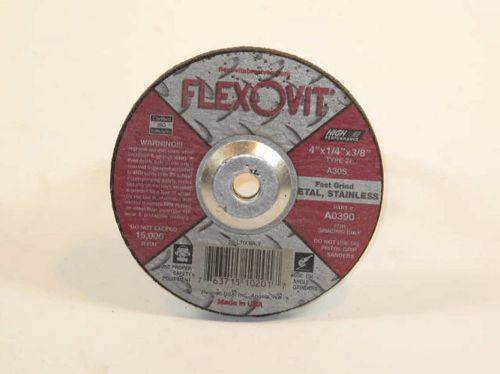 1 Lot of 25 - FlexOvit 4&#034;x1/4&#034;x3/8&#034; A30S fast grinding wheel pt# A0390 (#354)