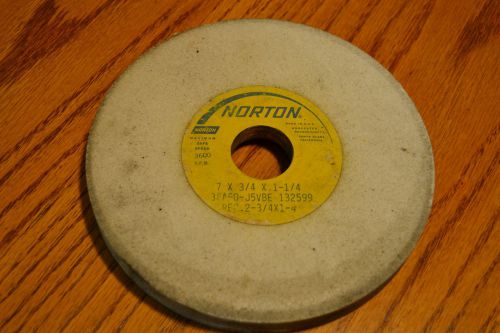 NORTON GRINDING WHEEL 38A60 J5VBE 132599 7 X 3/4 X 1-1/4