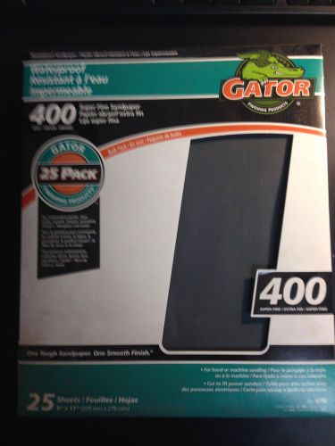 GATOR SUPER FINE SAND PAPER 400 GRIT