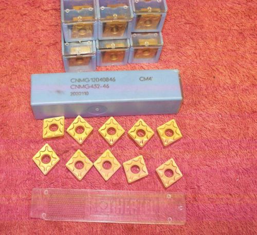 HERTEL   CARBIDE INSERTS    CNMG 432 -46    PACK OF 10     GRADE CM4