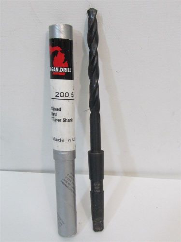 Michigan Drill 200 5/16, 5/16&#034;, #1MT, HSS, Taper Shank Drill Bit