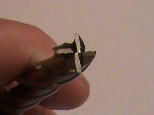 3/8&#034; DIAMETER - CHICAGO LATROBE - 4 FLUTES - HSG - CENTER CUT END MILL