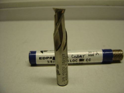 3/8&#034; fastcut tool 2 flute, 9/16&#034; loc, 2-5/16&#034; oal cobalt end mill, ctr cut for sale