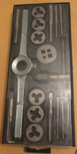 CRAFTSMAN TAP &amp; DIE SET, 18 PIECES, USED - VG