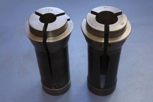 #22 RD COLLET SET 5/8&#034;, 3/4&#034;, 2 PCS TOTAL