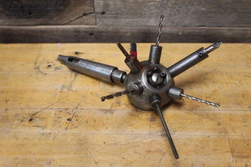 Tailstock Turret Multi-Head Tool Holder Turret Lathe No 2 Morse Taper