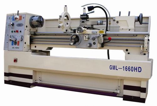 16&#034; swg 60&#034; cc gmc gml-1660hd engine lathe, d1-6 with 2-1/16&#034; bore; heavy duty g for sale