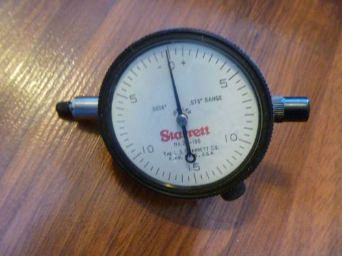 Starrett Dial indicator 25-136 .0005 .075