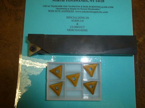 INDEXABLE TOOLHOLDER PTFNR-20-5 W/5 INSERTS HOLDS TNMG-54_  TELEDYNE NEW $28.00