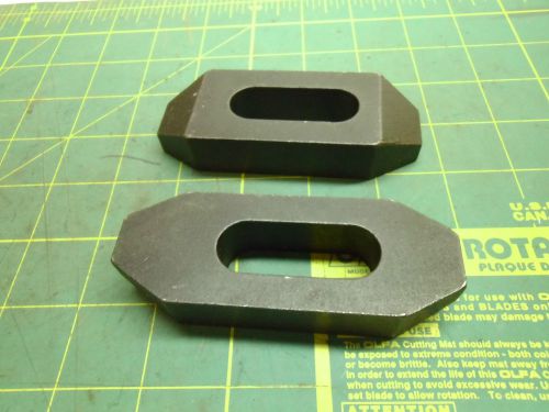 TECO PLAIN MILLING CLAMPS 4&#034; X 1-1/2 (QTY 2)