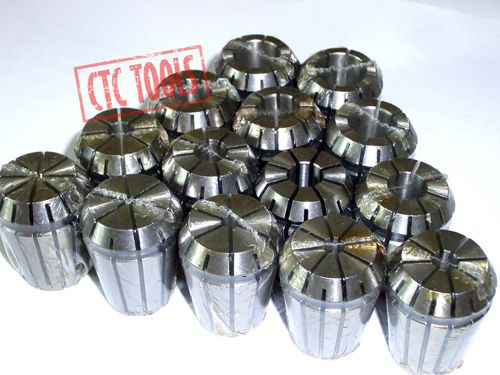 ER25 COLLET SET (14 PCS) - CLOSE TOLERANCE RUN-OUT 0.008MM 0.0003&#034; MILLING #L147