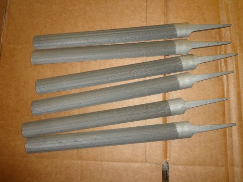 6 PC NICHOLSON 10&#034; HALF ROUND BASTARD FILES 04995N