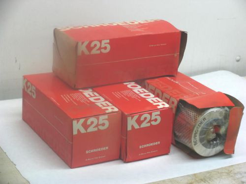 Schroeder k25 hydraulic filter elements for sale