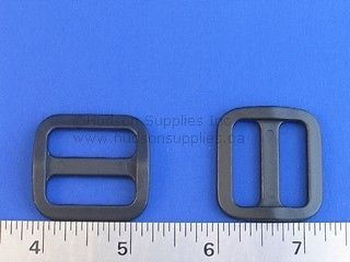 1&#034; WIDE MOUTH TRIGLIDES PLASTIC BLACK SLIDES (10pcs)