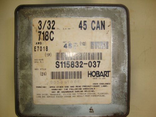 HOBART 718C 3&#034;/32&#034; 45LBS WELDING RODS NEW IN BOX