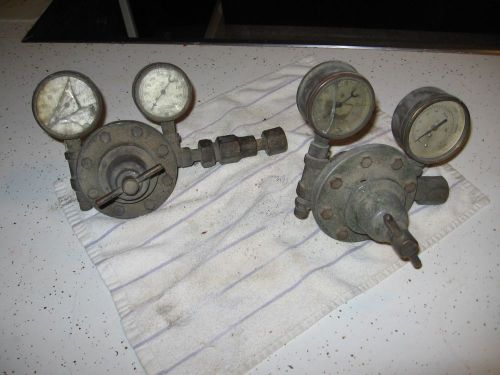 Vintage - smith welding copany oxy/ acetelene regulators (very old school) for sale