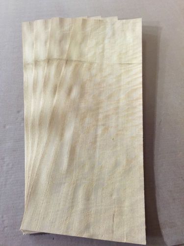 Wood Veneer Afromosia 9x28 8 Pieces Total Raw Veneer &#034;EXOTIC&#034; AF1 1-7-14