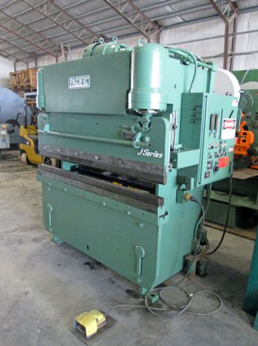 55 Ton Pacific Hydraulic Press Brake, Model J55-6, Under Power!