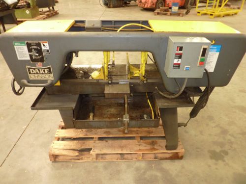 Dake horizontal metal cutting bandsaw model jh10 10&#034; round max for sale