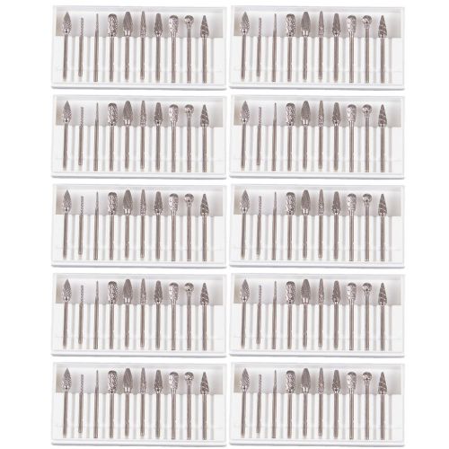 100 Box Dental Tungsten Carbide Burs 2.35 mm for Lab Marathon Polisher Handpiece