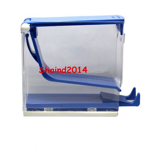 Dental Cotton Roll Dispenser Holder Organizer Deluxe With Pull-out Tray Blue