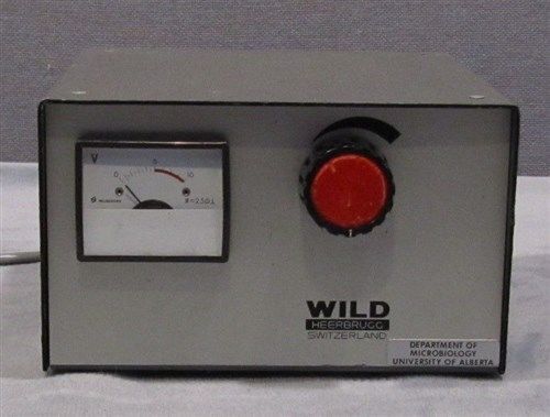 WILD HEERBRUGG MTR19 MTR 19 ILLUMINATOR POWER SUPPLY