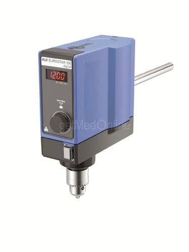 New ! ika eurostar 100 digital overhead stirrer 100l capacity 30-1300rpm 4238101 for sale