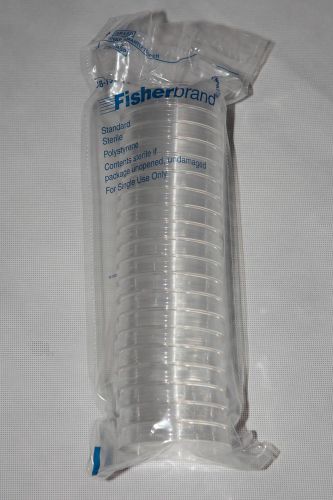 Fisher Clear Polystyrene Petri Dishes 4 Packs of 20 NEW