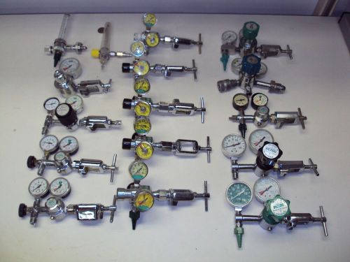 Lot 14 Victor Hudson O2 Oxygen Regulator Regulators Flowmeter