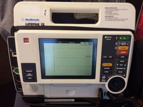 LIFEPAK 12 Biphasic monitor SPO2 ECG