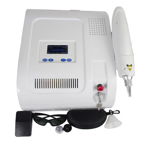 Q-Switch YAG Laser Tattoo Removal HR-LS450S Cool System Cosmetic Eyeline Lipline