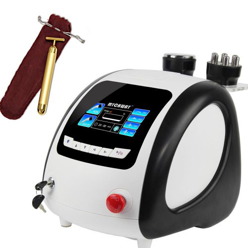 40k cavitation sixpolar rf radio frequency slimming ce +golden 24k skin care spa for sale