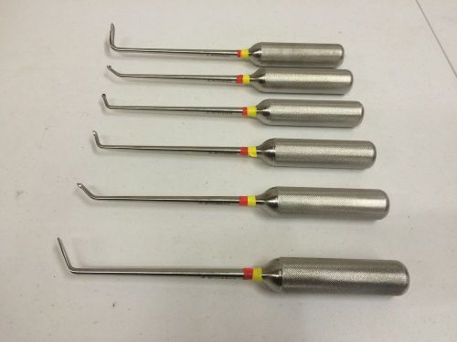 SET OF 6 ACROMED CURETTES MODEL 2042