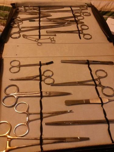 Thackray England - Stainless Steel Surgery Instruments/Tools - Case +19 Pieces