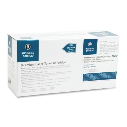 Business Source Reman. Brother Replacement TN460 Toner Cartridge -Blk- BSN38678