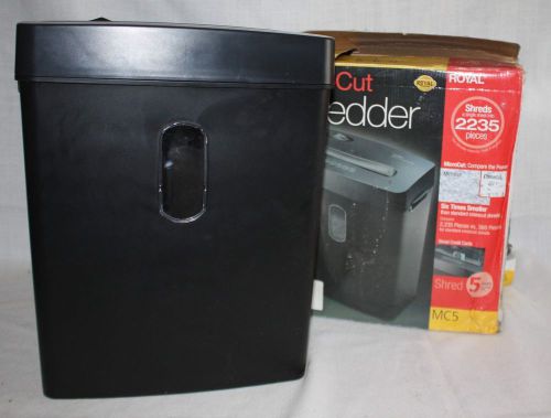 Royal Micro Cut Shredder (MC5) - BRAND NEW in Box