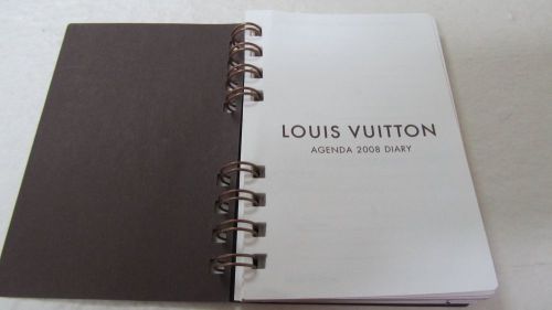 INSERT  FITS LOUIS VUITTON MINI AGENDA 2008 DIARY