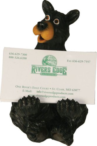 New black bear business card holder hand painted hunting brand office decoration for sale