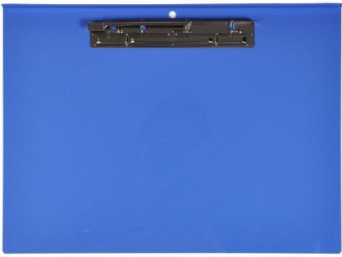 Lion Computer Printout Clipboard - 12.75&#034; X 17.75&#034; - Clamp - Blue (CB290HBL)