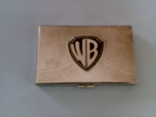 SOLAR CALCULATOR HOLDER  -  METAL  1996  WB - Warner Bros, Includes Calculator