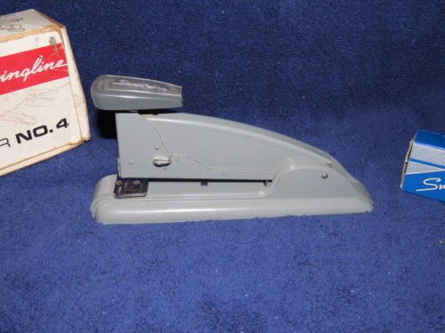 Swingline No. 4 Stapler Gray Used in Orginal Box