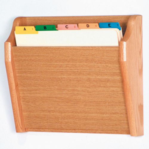 Wall File Holder - Oak - Light Oak