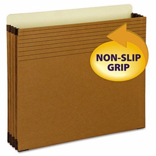 Smead Easy Grip File Pocket, Letter, 3 1/2&#034; Exp, Redrope, 25/PK (SMD73280)