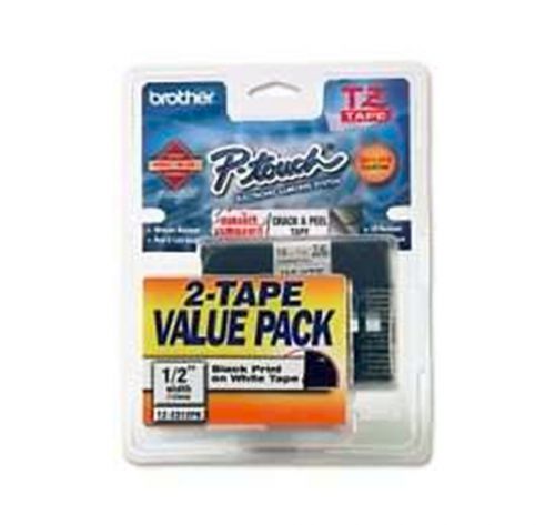 Brother International TZE2312pk Label Tape - 0.50&#034; Width