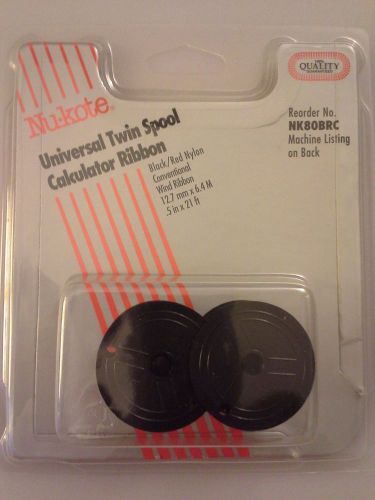 Nukote universal twin spool calculator ribbon NK80BRC